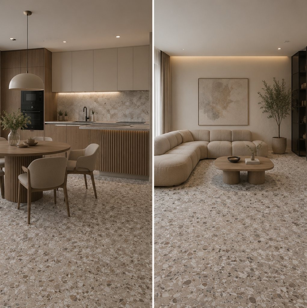 Linoleum kitchen